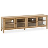 MOME TV omarica v hrastovem dekorju v naravni barvi 160x50x40 cm Ceci – | Shoptok.si