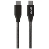 Group - USB kabl USB-C / USB-C 140W 1,5 m, crne boje