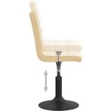 vidaXL Vrtljiv jedilni stol 2 kosa krem žamet, (20943880) | Shoptok.si