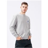 Lee Cooper Men's O Neck Gray Melange Sweatshirt 231 Lcm 241029 Neil Grä° Melange | shoptok.hr