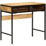 vidaXL Stol 80x50x75 cm od masivnog drva sirovog manga Cijene