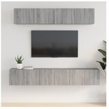  Komplet TV omaric 5-delni siv sonoma inženirski les | Shoptok.si