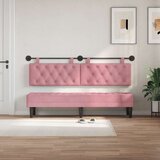  Držeće uzglavlje Zidne Ružičasta 170 x 55 x 7 cm Baršun - Ružičasta 160 cm bez LED | shoptok.hr