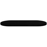 vidaXL Mizna plošča temno rjava 140x60x4 cm trdna hrastovina ovalna | Shoptok.si