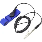 ESD ručni remen plava boja, crna uklj. kabel za uzemljenje pritisni gumb 9.52 mm (3/8")