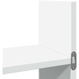 vidaXL Stenska omarica 100x18x40 cm bela inženirski les | Shoptok.si