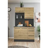 MID.YOU BIFE OMARA antracit, hrast artisan | Shoptok.si