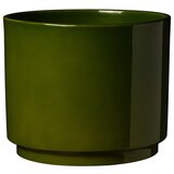 Soendgen Keramik Okrugla tegla za biljke (Vanjska dimenzija (ø x V): 13 x 11 cm, Zelena, Keramika, Sjaj) | shoptok.hr