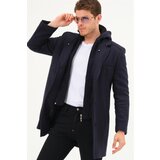 Dewberry PLT8371 DEWBRRY MENS COAT-DIAGONAL NAVY BLUE Cene