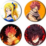  Set bedževa Anime Fairy Tail, 37 mm, 6 kom | Eponuda.com