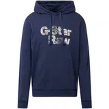 G-star Raw Majica bež / temno modra