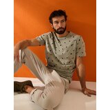 Sinsay Pamučna majica dugih rukava s printom | shoptok.hr