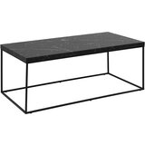 Actona Crni stolić za kavu s pločom stola u mramornom dekoru 55x110 cm Barossa – | shoptok.hr
