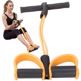 Vježba nožni ekspander za istezanje trbuha i nogu  Vježba nožni ekspander za istezanje trbuha i nogu Slike