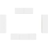 ormar 5 pcs Bijelo | shoptok.hr