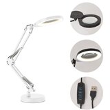  LED prigušiva stona lampa sa lupom 2u1 AURIQ LOUPE LED/10W/5V 3000/4000/6500K bela | Eponuda.com