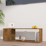 vidaXL TV ormarić boja dimljenog hrasta 100x24x32 cm konstruirano drvo Cijene