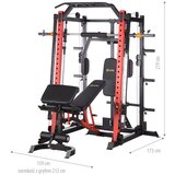  Cyklop 3 kućna teretana sa Smith spravom – poluprofesionalni HMS Premium sustav | shoptok.hr