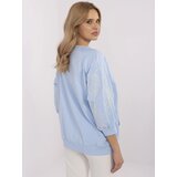 RELEVANCE Blouse-RV-BZ-A367.26-light blue | Shoptok.si
