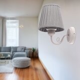  Zidna lampa FIREZ 1xE27/40W/230V bela/siva | Eponuda.com