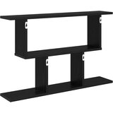  Polica na zidu Crni hrast 80 x 15 x 50,5 cm Konstruirano drvo | shoptok.hr