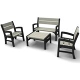 Olimp Sport Set montero sto dve stolice i klupa sivi | ePonuda.com