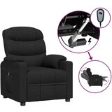 vidaXL Električni naslonjač od tkanine crni | shoptok.hr