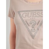 Guess Majica svetlo siva / rosé / srebrna | Shoptok.si