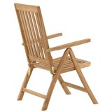 Venture Home Kenya vrtna stolica s podesivim naslonom 60 &amp;times; 61 &amp;times; 105 cm, prirodna boja drva Slike