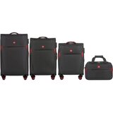  Set krila od 4 kofera, sivi | shoptok.hr