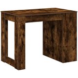 vidaXL Radni stol s ladicom i policom dimljeni hrast 102x62x77,5 cm | shoptok.hr