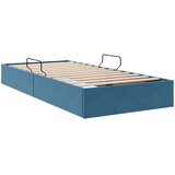 Otomanski krevet s pohranom Tamno plava 100 x 200 cm Baršun | shoptok.hr