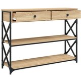  Konzolni stol boja hrasta sonome 100x28x75 cm konstruirano drvo | shoptok.hr