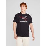 Under Armour Funkcionalna majica 'Foundation' rdeča / črna / bela | Shoptok.si