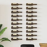  Zidni stalak za vino za 10 boca 2 kom bijeli metalni | shoptok.hr