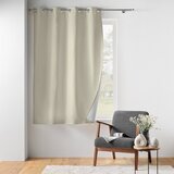 Douceur d intérieur Bež izolacijska/za delno zatemnitev zavesa iz mikrovlaken 135x180 cm Micropolar – | Shoptok.si