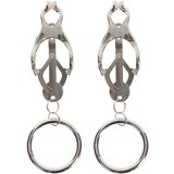 Taboom Butterfly Clamps with Ring Silver Cene