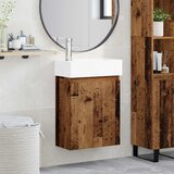  Jedinstveni ormar za kupaonicu s umivaonikom Staro drvo | shoptok.hr