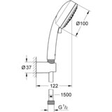 Grohe komplet za prho New Tempesta Cosmopolitan 100 27588002 | Shoptok.si