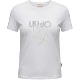 Liu Jo Majice s kratkimi rokavi ECS MODA WA6238 JS923 Bela | Shoptok.si