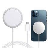 Onasi Brezžična polnilna postaja magnetna 15W MagSafe, brezžični polnilec iphone 15, iPhone 14 bela cene