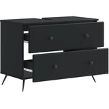  Kupaonski ormarić za sudoper BREDA Crna 82 x 41 x 59 cm - Crna | shoptok.hr