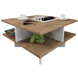 Decortie Pomožne mize Hamton - Walnut, White Kostanjeva | Shoptok.si