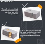 ruthex Threaded Insert M2.5 (70 pieces) | Eponuda.com