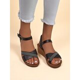 Resti Royal Fashion Women's Rhinestone Wedge Sandals Allona | Shoptok.si