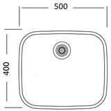 Sink Solution posoda 500x400 R65 | Shoptok.si