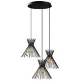 Opviq lights crna viseća svjetiljka Kirpi | shoptok.hr
