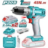 Total Akumulatorska udarna bušilica 20V/1500rpm/22500bpm/45Nm/P20S/ INDUSTRIAL (Bez baterije) (TIDLI201455) | shoptok.hr
