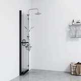vidaXL Sklopiva pregrada za tuširanje prozirna ESG staklo 80 x 190 cm | shoptok.hr