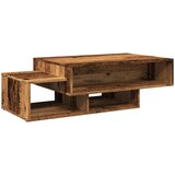 Maison Chic Klubska mizica - kavna mizica - Nizka mizica starinski les 105x55x32 cm inženirski les, (21752673) Cene